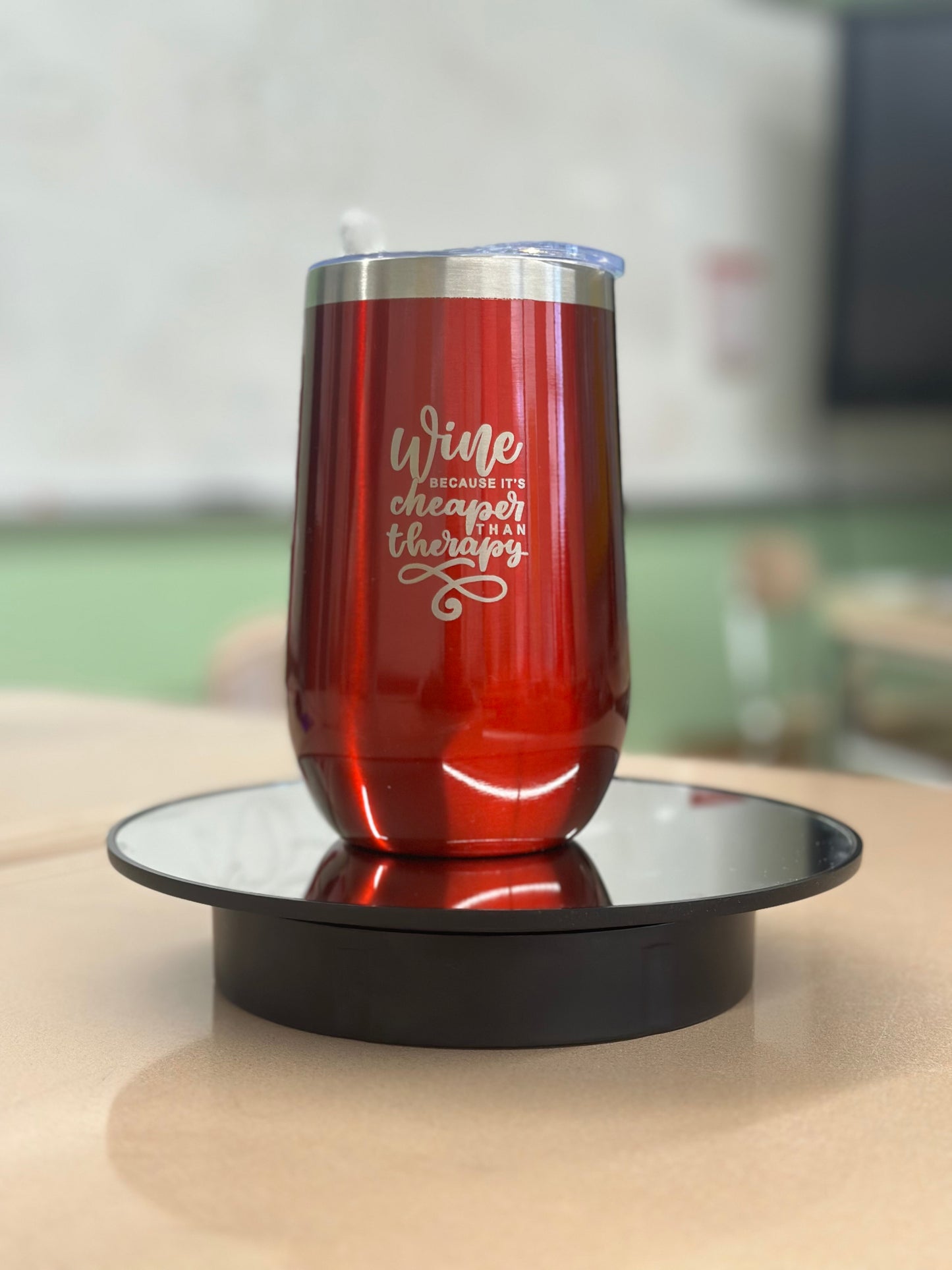 Custom Fraternity or Sorority 20 oz Tumbler or 17 oz Wine Cooler! Personalized Stainless Steel Greek Letter Gift!
