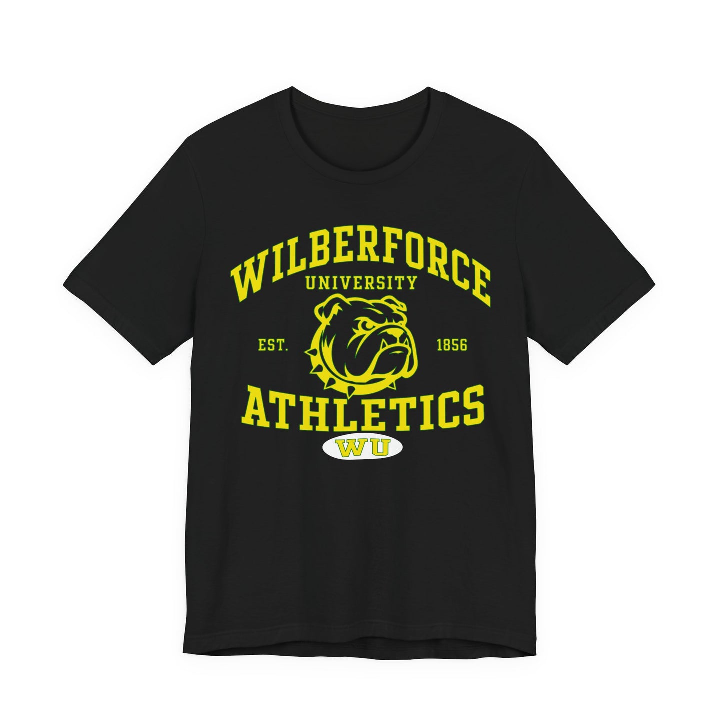 Wilberforce University Athletics T-Shirt — Bulldogs Logo College Tee Printify