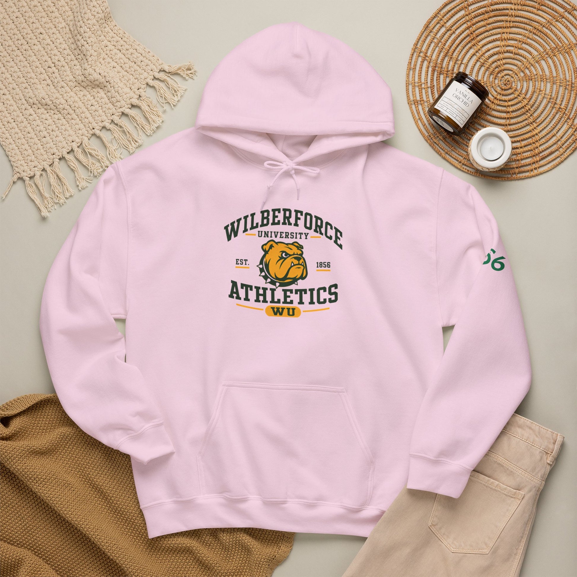 Wilberforce University Athletics Hoodie – Vintage Mascot College Sports Sweatshirt Printify