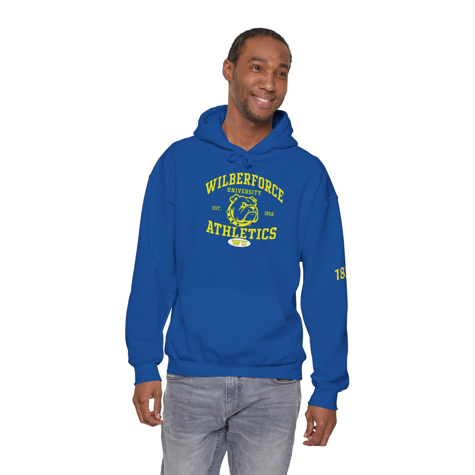 Wilberforce University Athletics Hoodie – Vintage Mascot College Sports Sweatshirt Printify