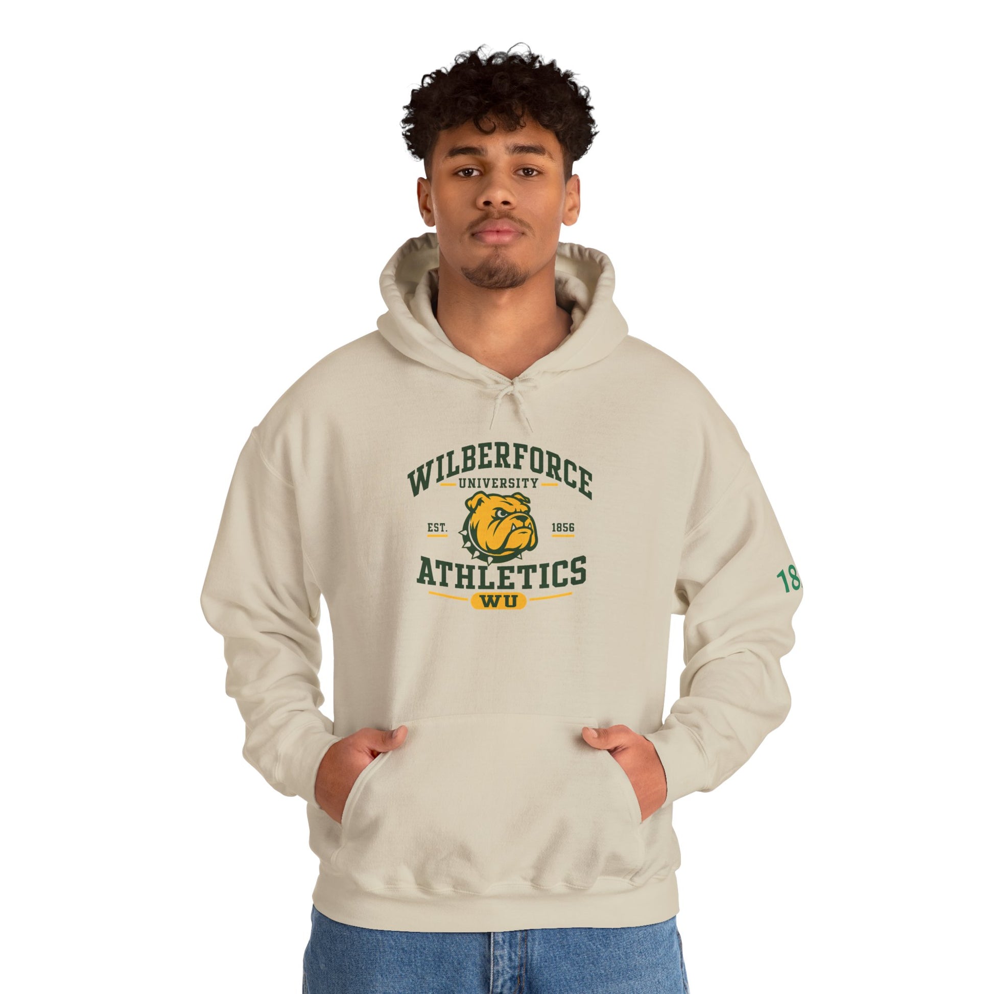 Wilberforce University Athletics Hoodie – Vintage Mascot College Sports Sweatshirt Printify