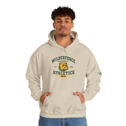 Wilberforce University Athletics Hoodie – Vintage Mascot College Sports Sweatshirt Printify