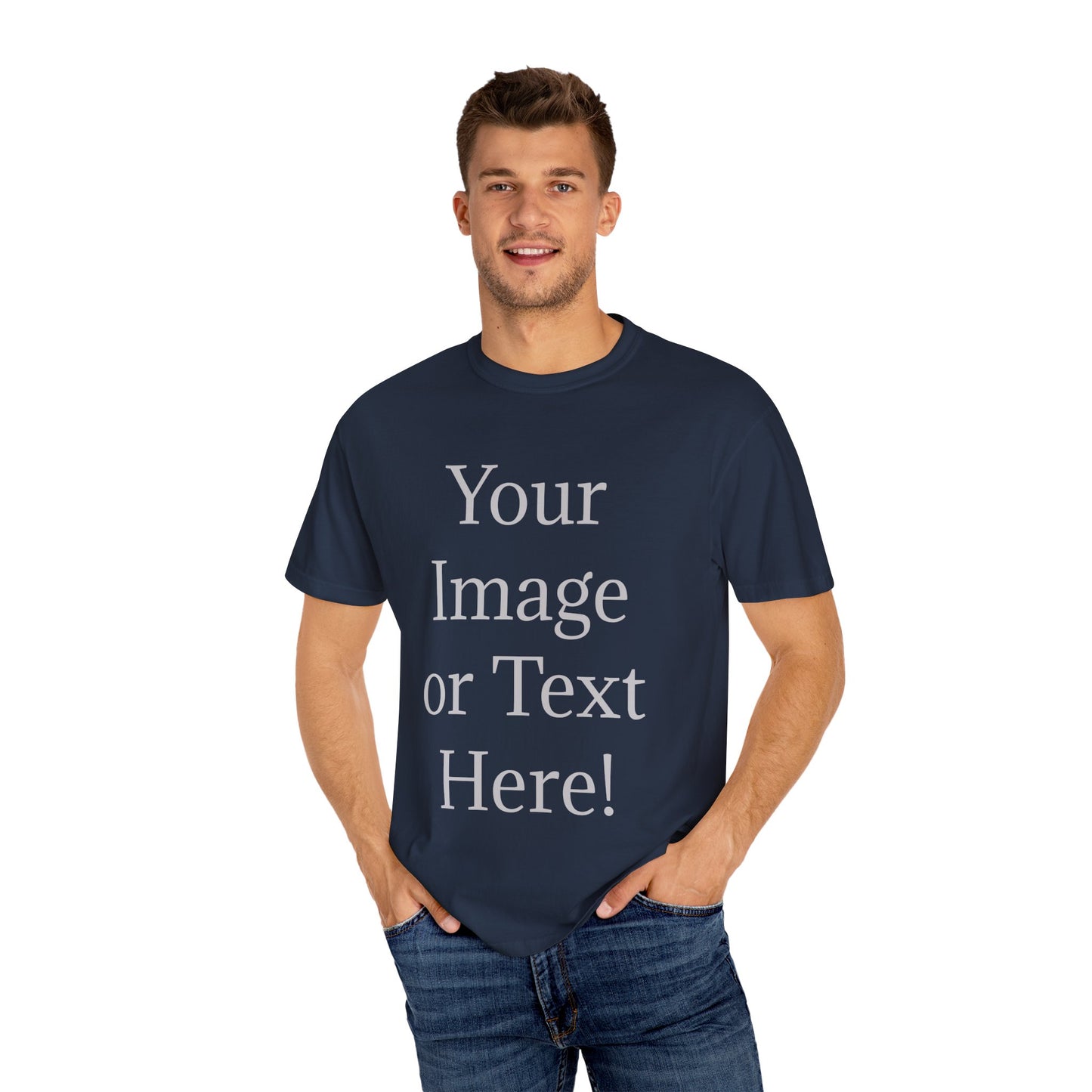 Garment-Dyed T-Shirt, Casual Everyday Wear, Customizable Stylish Tee, Perfect for Gifts, Ideal for Holidays & Celebrations, Unique [...]