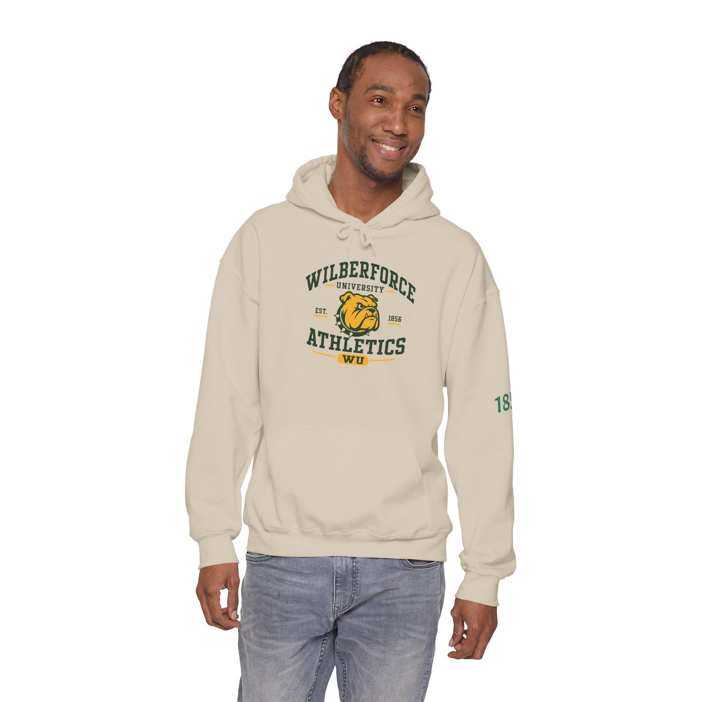 Wilberforce University Athletics Hoodie – Vintage Mascot College Sports Sweatshirt Printify