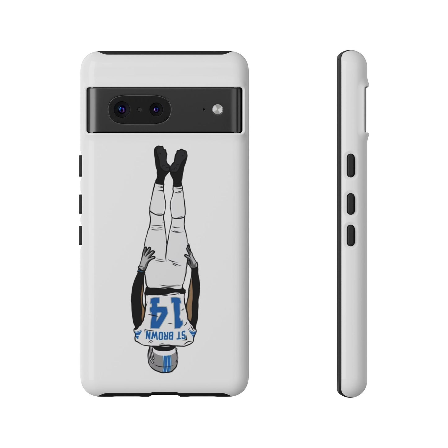 Android! Amon Ra St. Brown Lions Phone Case: Tough Cases with Bold Player Graphic