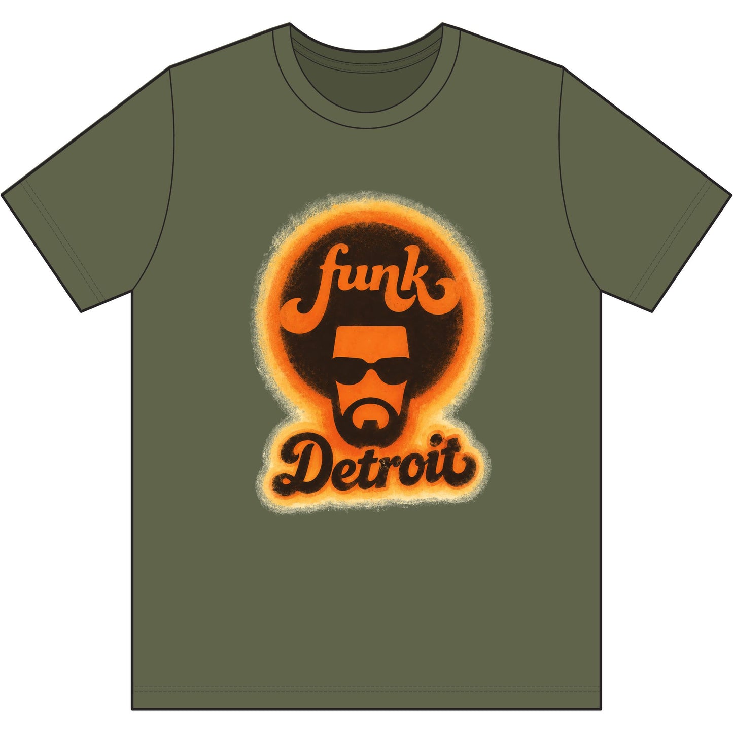 Detroit Funk Retro Tee Printify