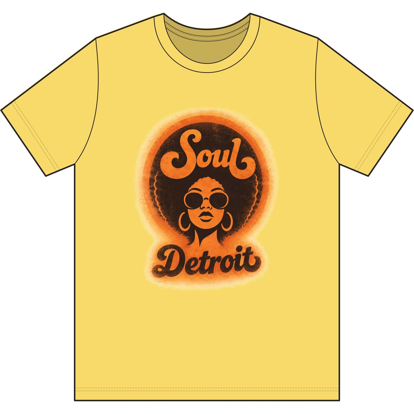 Detroit Soul Retro Tee Printify