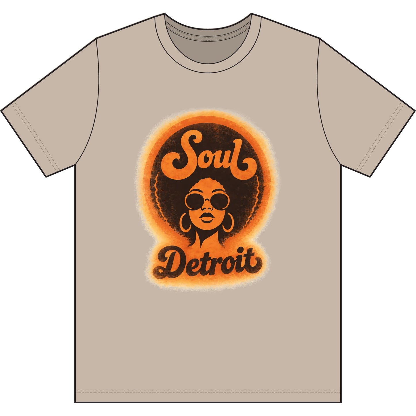 Detroit Soul Retro Tee Printify