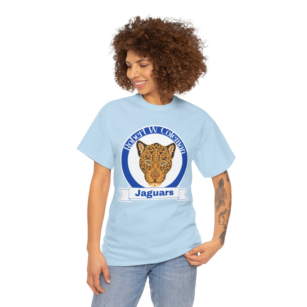 Coleman Jaguars Spirit T-Shirt – Staff & Families Printify