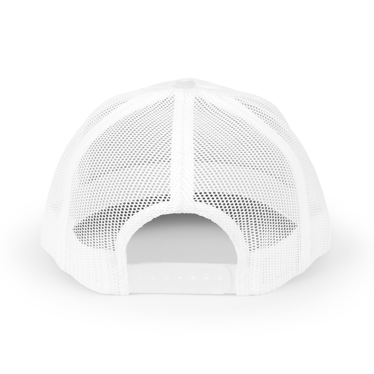 Copy of DEM Logo Snapback Trucker Cap — Red Mesh Baseball Hat Printify