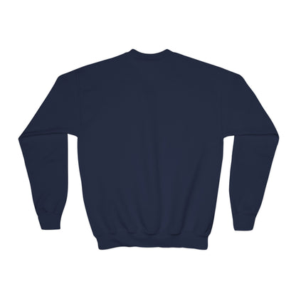 Youth Crewneck Sweatshirt — Oak Park Service Learning Academy Logo Crewneck Printify