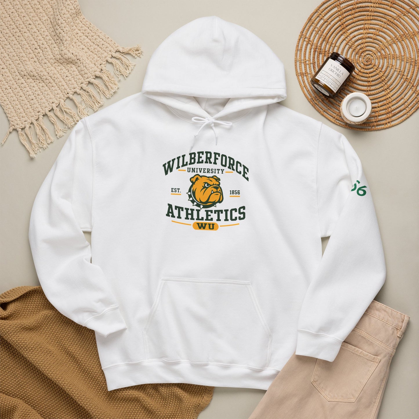 Wilberforce University Athletics Hoodie – Vintage Mascot College Sports Sweatshirt Printify