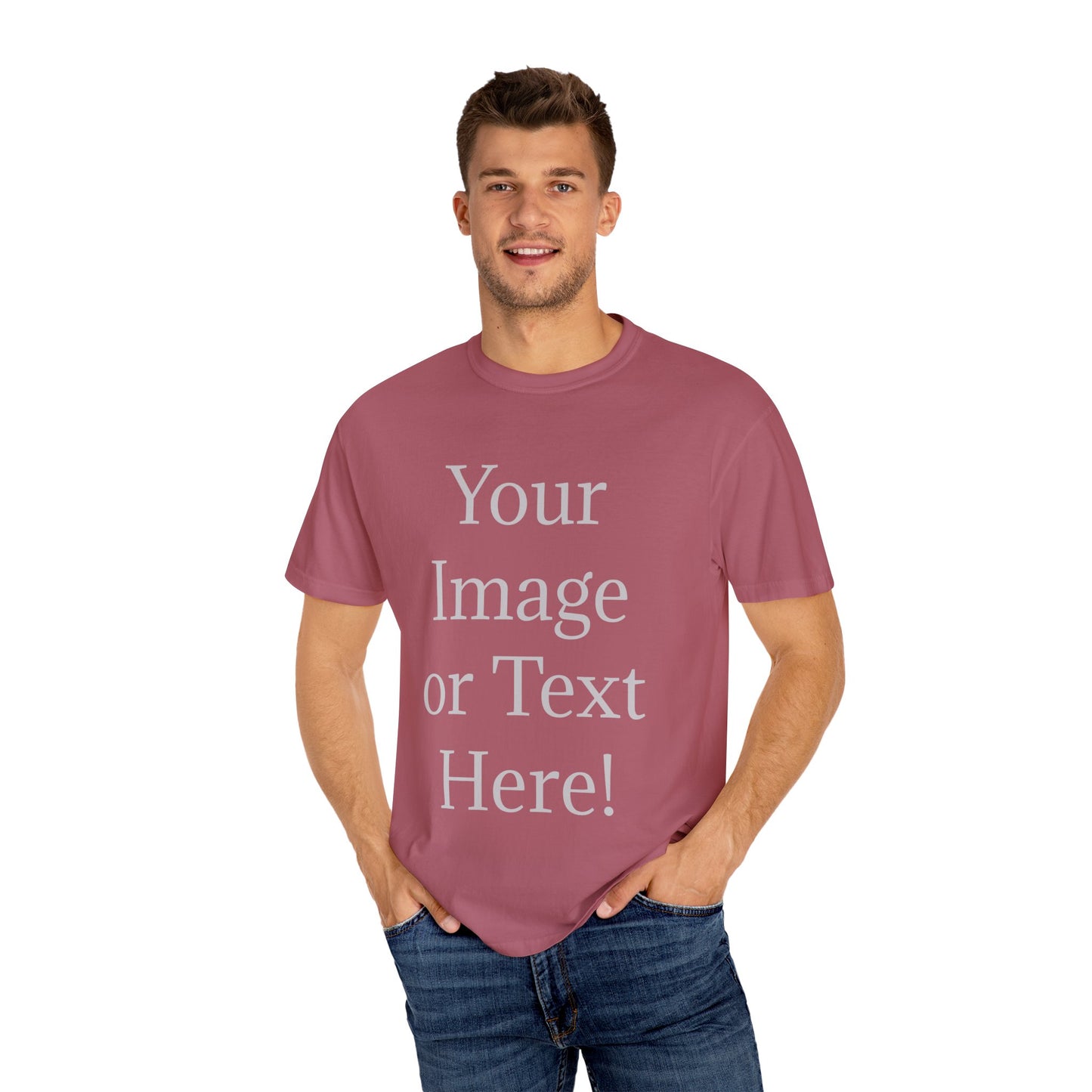 Garment-Dyed T-Shirt, Casual Everyday Wear, Customizable Stylish Tee, Perfect for Gifts, Ideal for Holidays & Celebrations, Unique [...]
