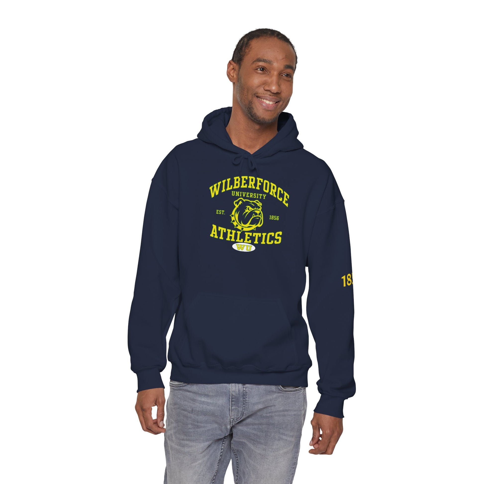 Wilberforce University Athletics Hoodie – Vintage Mascot College Sports Sweatshirt Printify