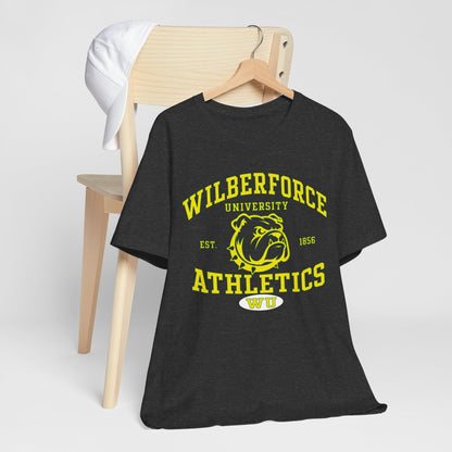 Wilberforce University Athletics T-Shirt — Bulldogs Logo College Tee Printify