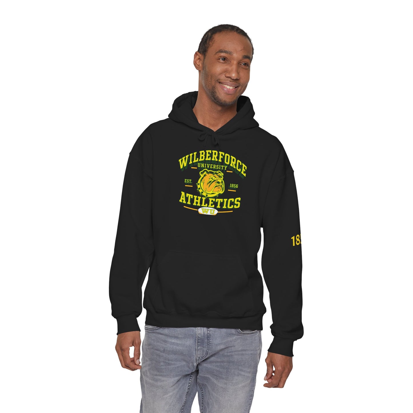 Wilberforce University Athletics Hoodie – Vintage Mascot College Sports Sweatshirt Printify