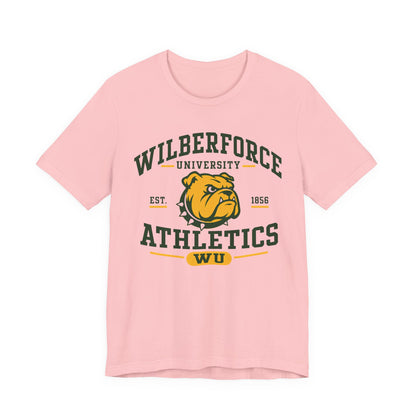 Wilberforce University Athletics T-Shirt — Bulldogs Logo College Tee Printify