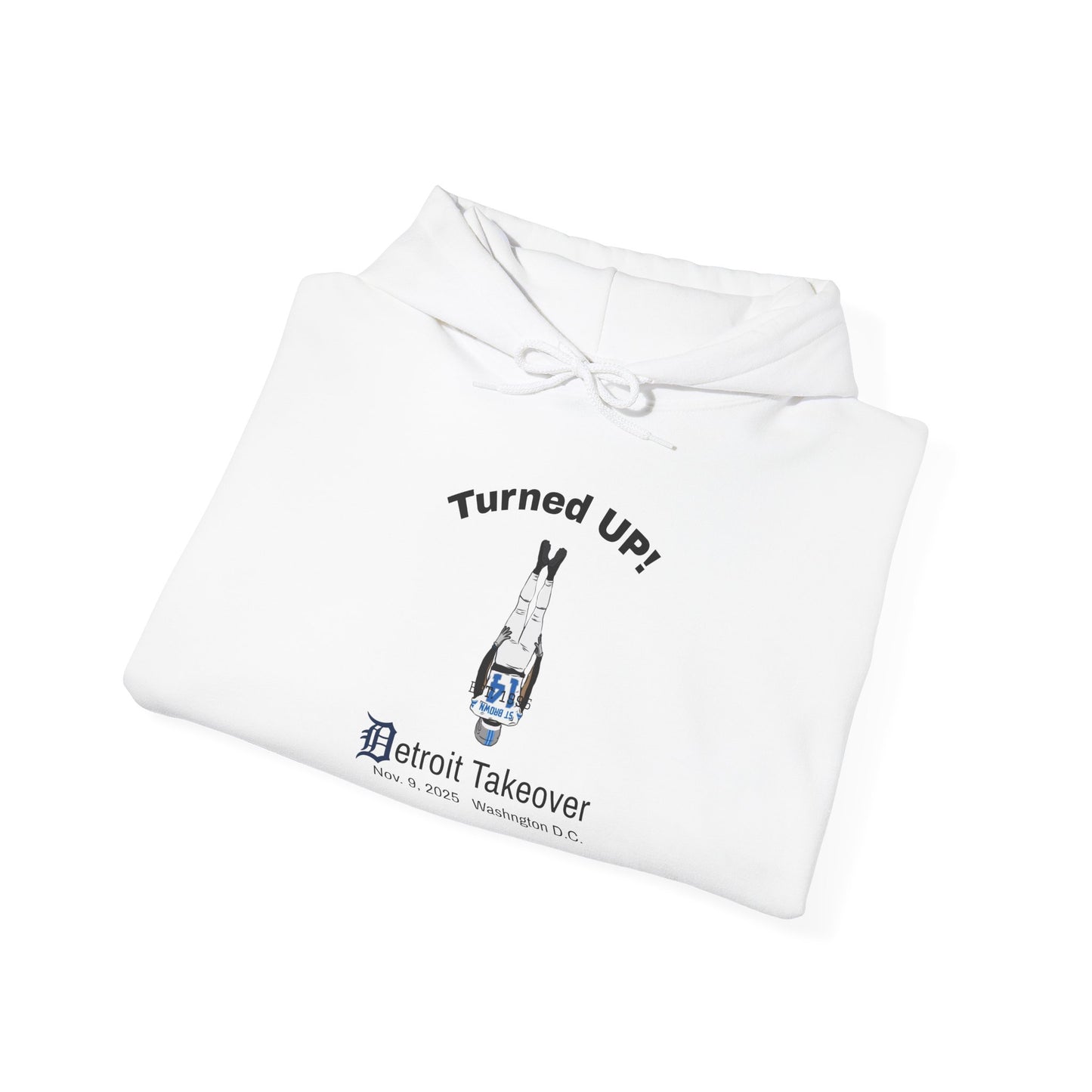 Turned UP! Detroit Takeover Hooded Sweatshirt for Comfort & Style