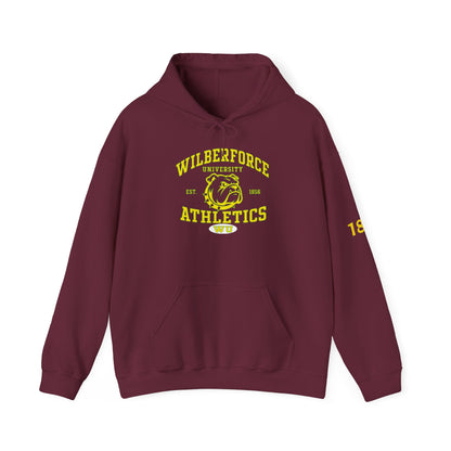 Wilberforce University Athletics Hoodie – Vintage Mascot College Sports Sweatshirt Printify