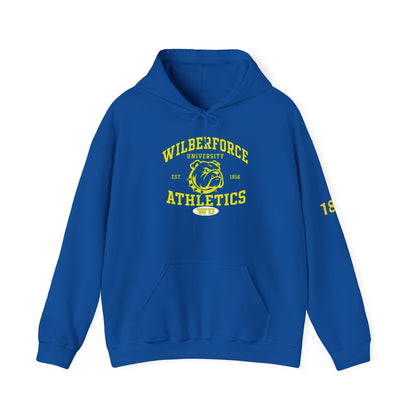 Wilberforce University Athletics Hoodie – Vintage Mascot College Sports Sweatshirt Printify