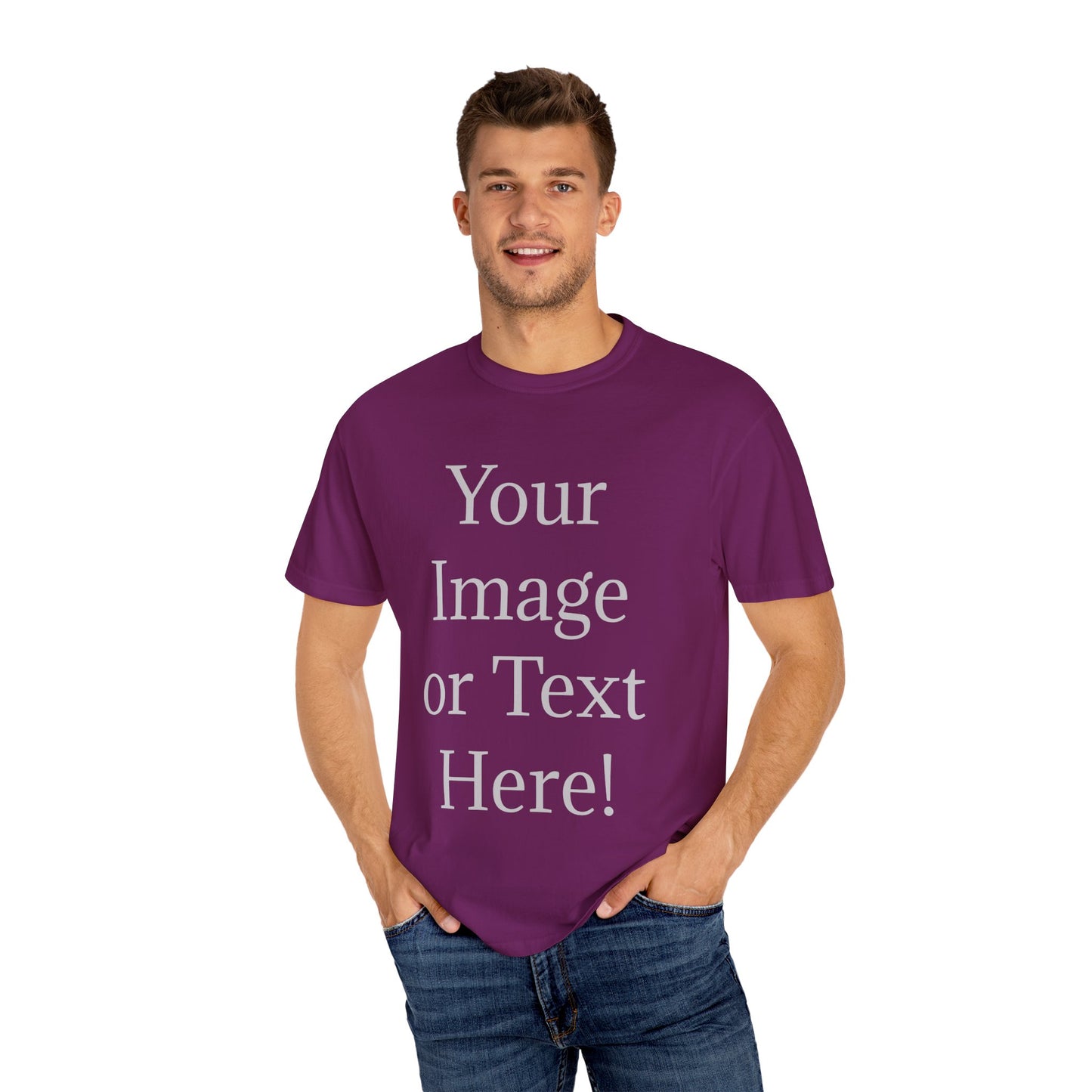 Garment-Dyed T-Shirt, Casual Everyday Wear, Customizable Stylish Tee, Perfect for Gifts, Ideal for Holidays & Celebrations, Unique [...]
