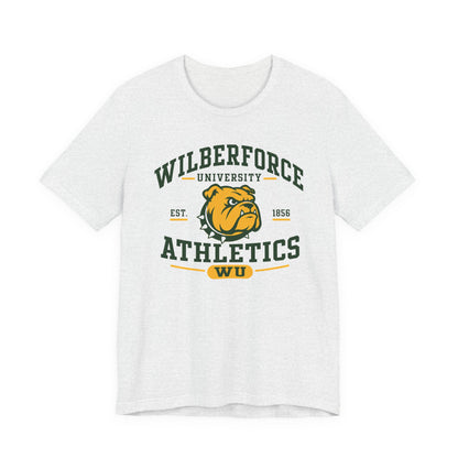 Wilberforce University Athletics T-Shirt — Bulldogs Logo College Tee Printify