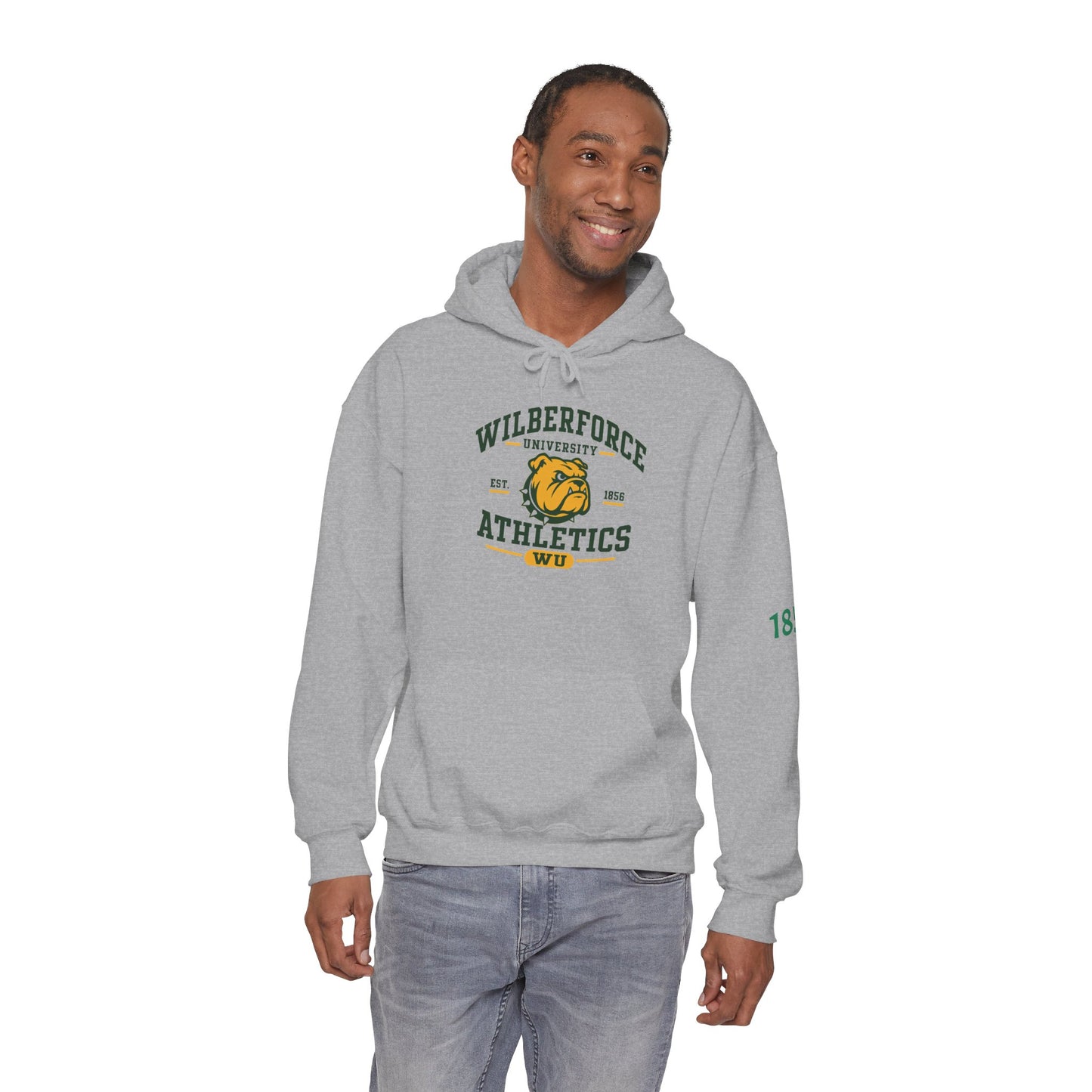 Wilberforce University Athletics Hoodie – Vintage Mascot College Sports Sweatshirt Printify