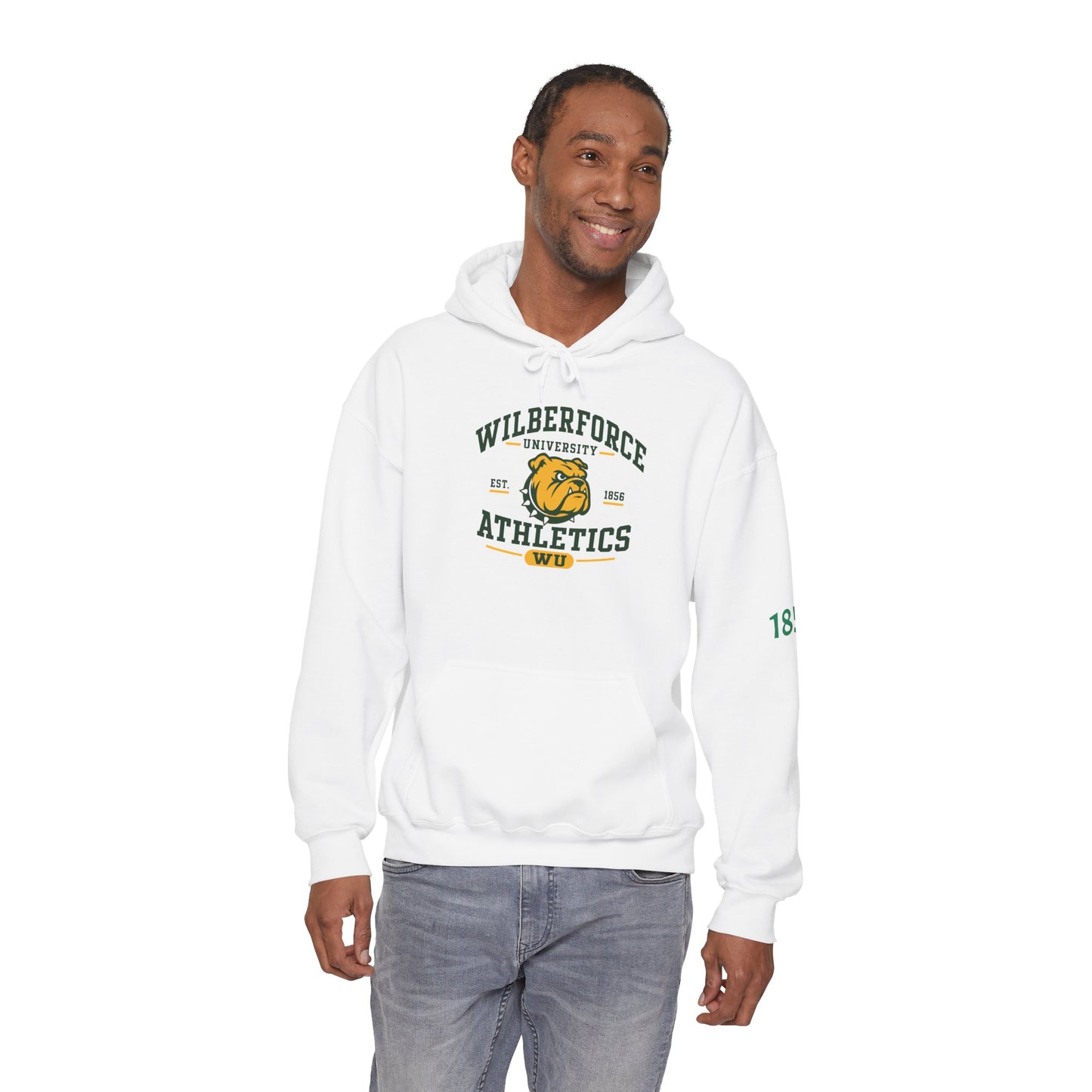 Wilberforce University Athletics Hoodie – Vintage Mascot College Sports Sweatshirt Printify