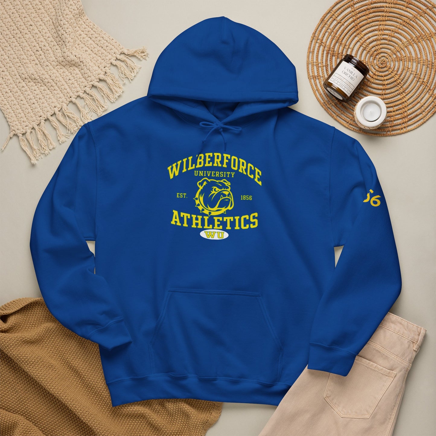 Wilberforce University Athletics Hoodie – Vintage Mascot College Sports Sweatshirt Printify