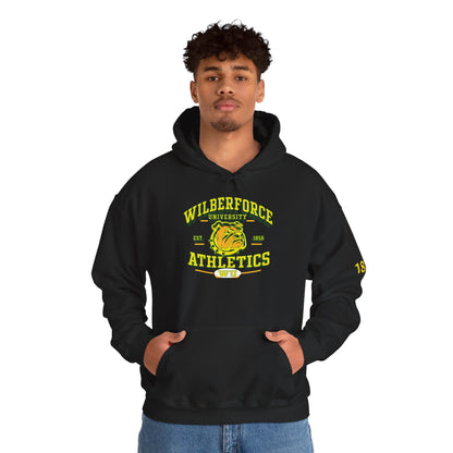 Wilberforce University Athletics Hoodie – Vintage Mascot College Sports Sweatshirt Printify