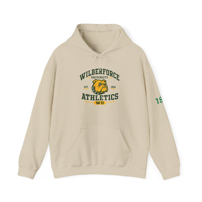 Wilberforce University Athletics Hoodie – Vintage Mascot College Sports Sweatshirt Printify
