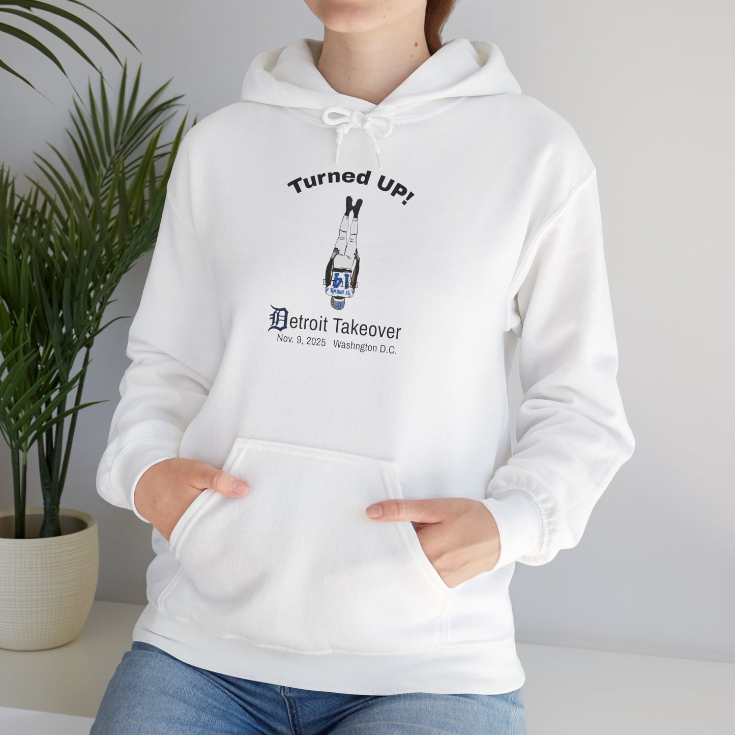 Turned UP! Detroit Takeover Hooded Sweatshirt for Comfort & Style