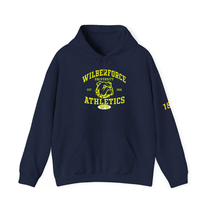 Wilberforce University Athletics Hoodie – Vintage Mascot College Sports Sweatshirt Printify
