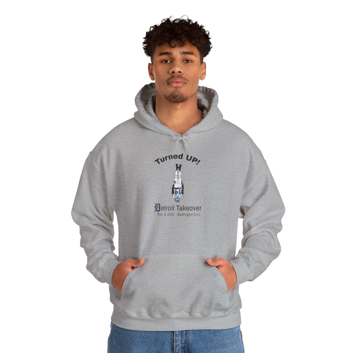 Turned UP! Detroit Takeover Hooded Sweatshirt for Comfort & Style
