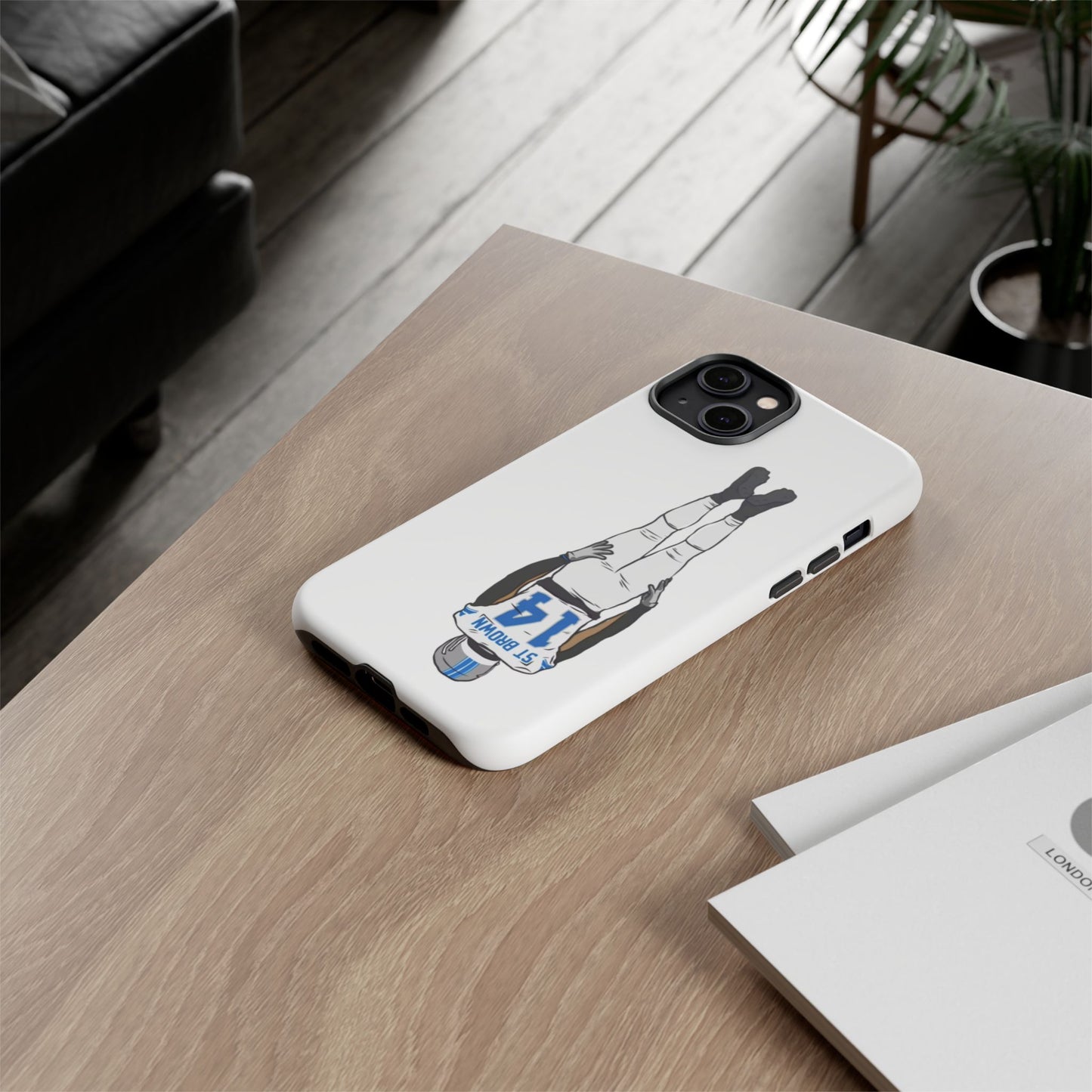 iPhone Football Fan Tough Case with St. Brown Design