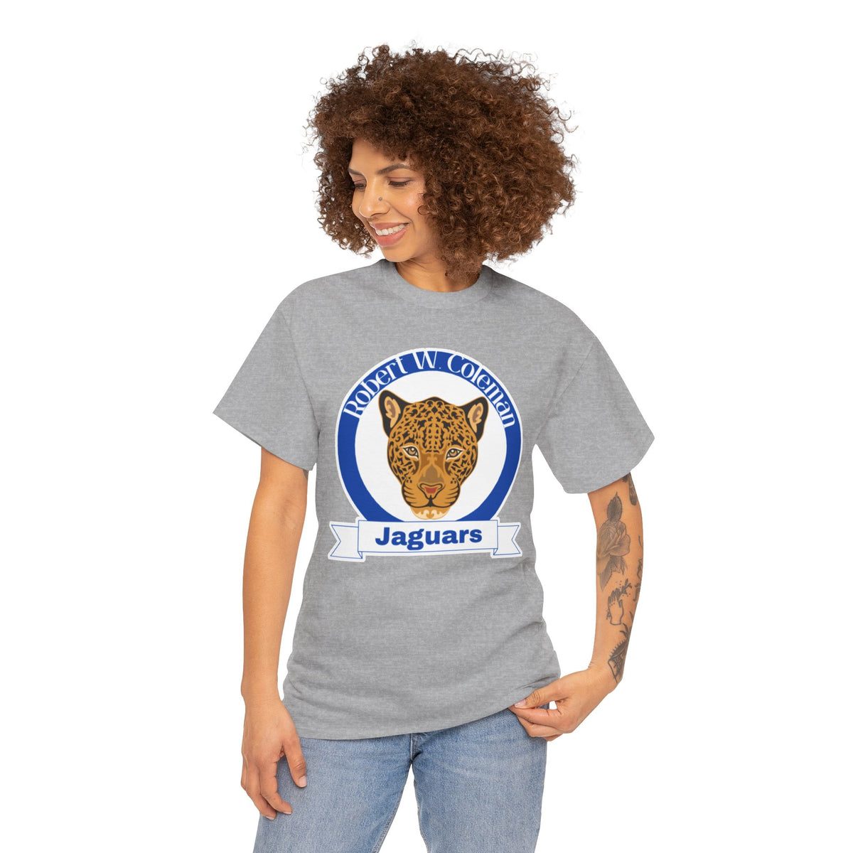 Coleman Jaguars Spirit T-Shirt – Staff & Families Printify