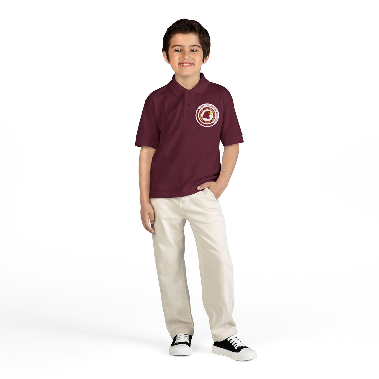 Youth Polo — Mount Royal DryBlend Jersey Printify