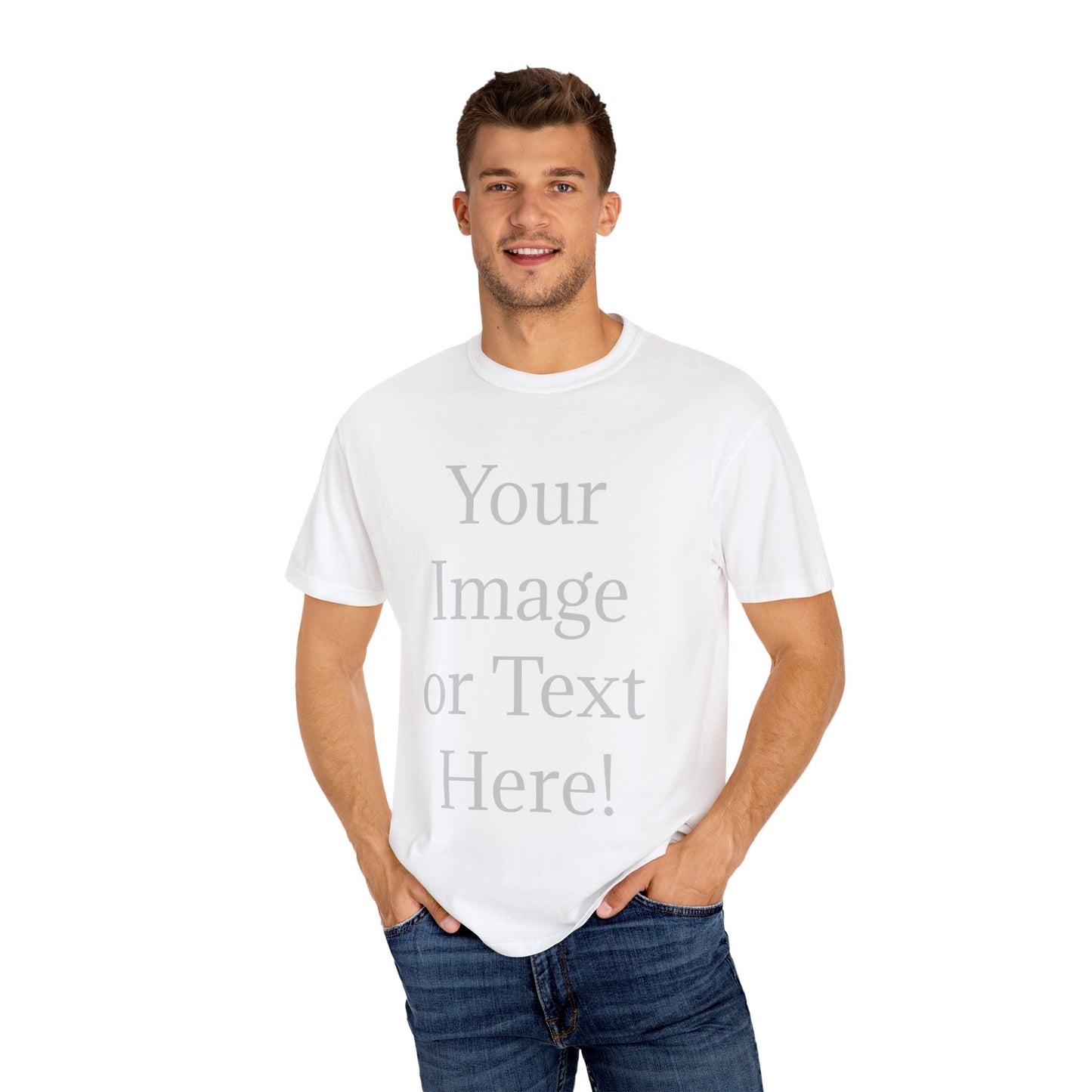 Garment-Dyed T-Shirt, Casual Everyday Wear, Customizable Stylish Tee, Perfect for Gifts, Ideal for Holidays & Celebrations, Unique [...]