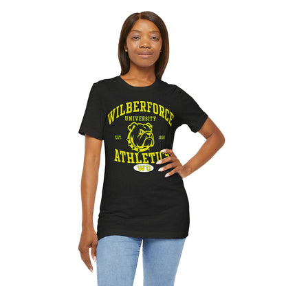 Wilberforce University Athletics T-Shirt — Bulldogs Logo College Tee Printify