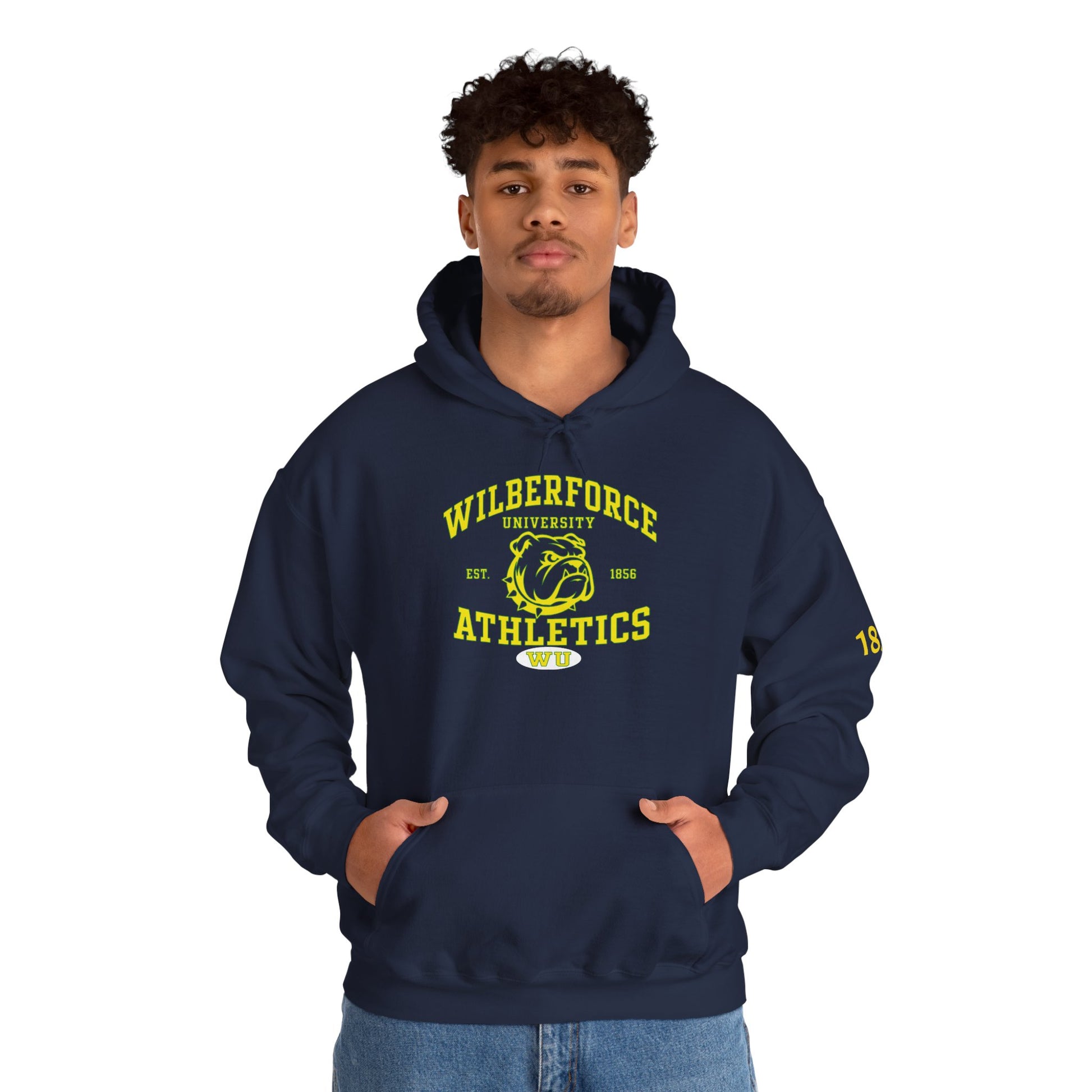 Wilberforce University Athletics Hoodie – Vintage Mascot College Sports Sweatshirt Printify