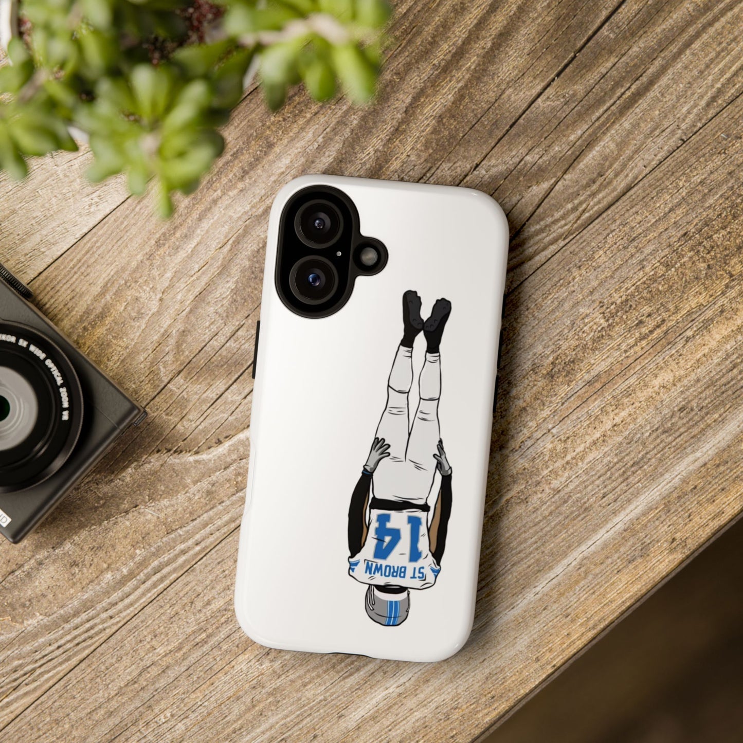 iPhone Football Fan Tough Case with St. Brown Design