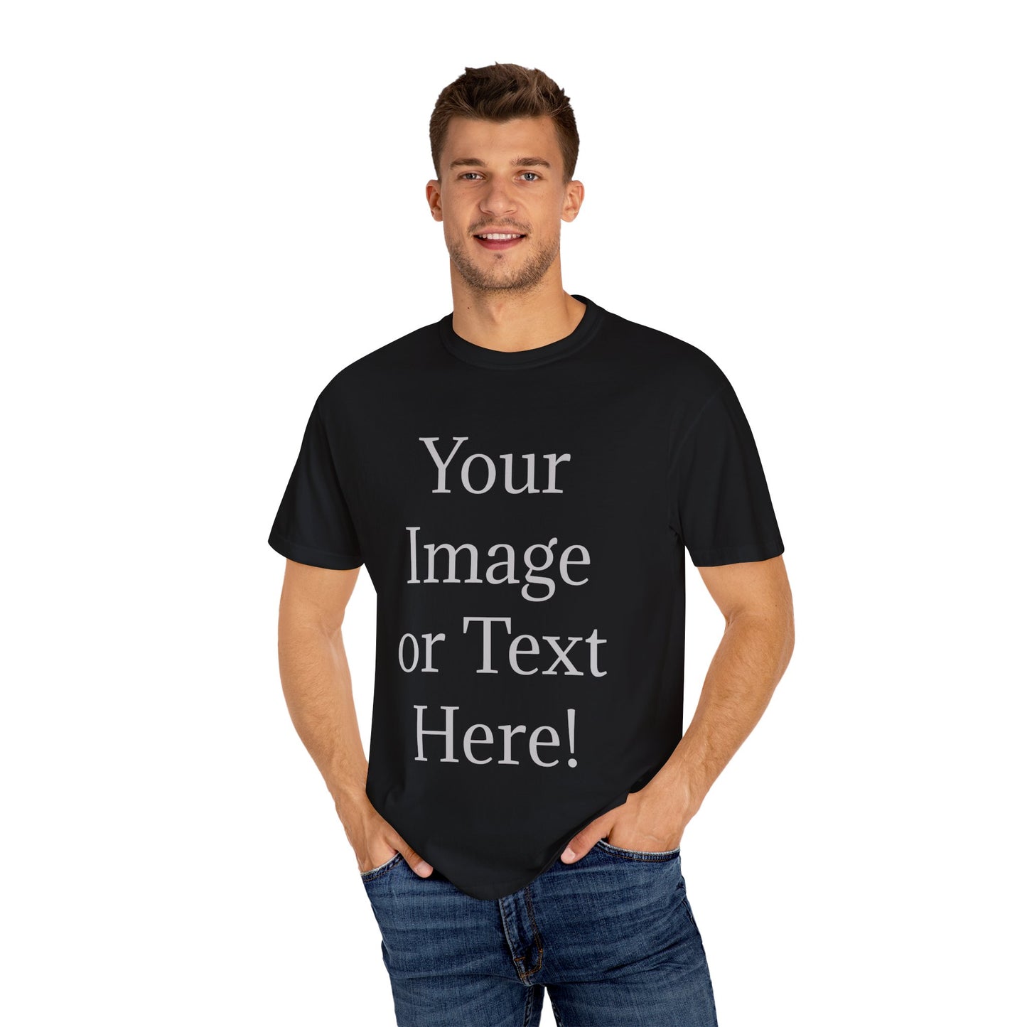 Garment-Dyed T-Shirt, Casual Everyday Wear, Customizable Stylish Tee, Perfect for Gifts, Ideal for Holidays & Celebrations, Unique [...]
