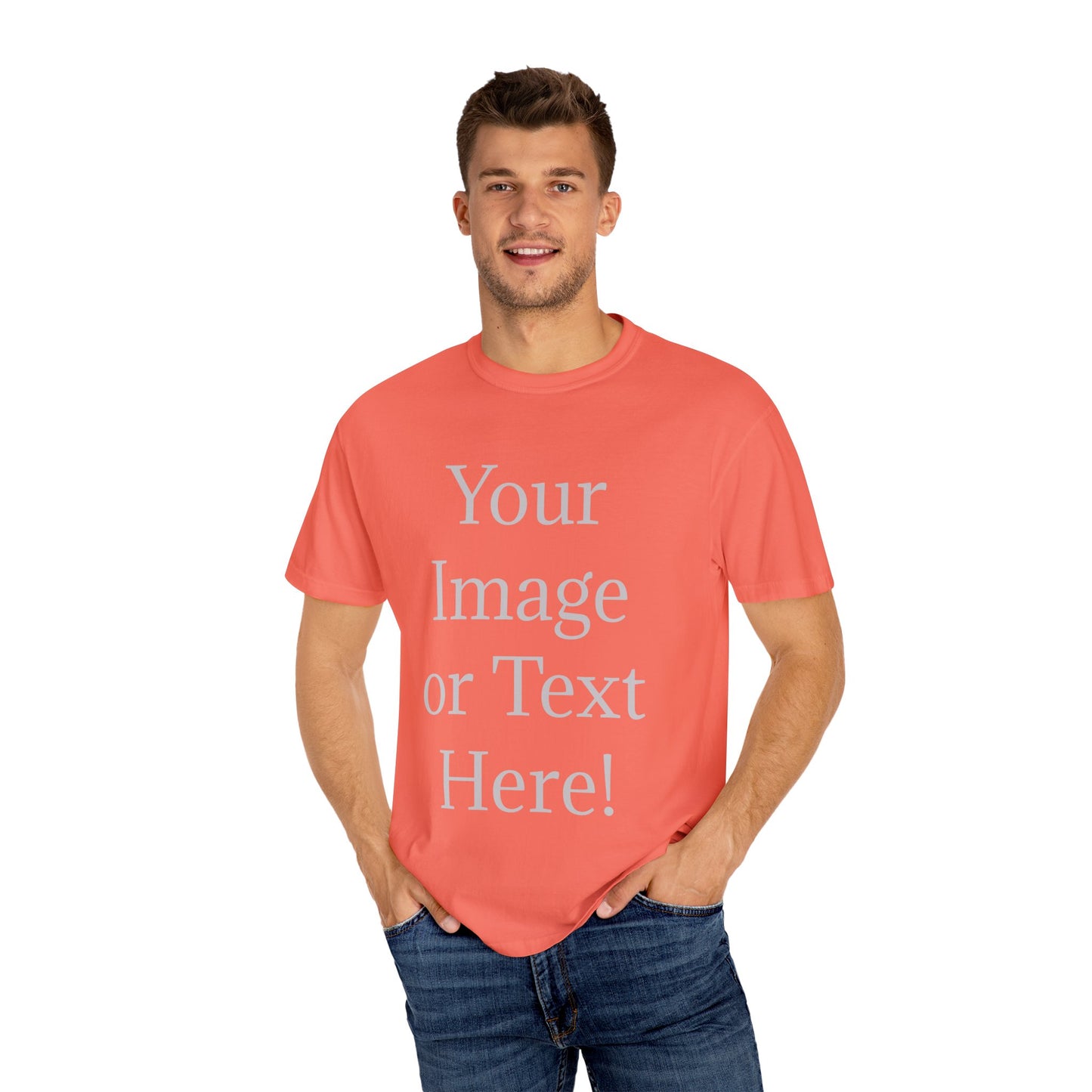 Garment-Dyed T-Shirt, Casual Everyday Wear, Customizable Stylish Tee, Perfect for Gifts, Ideal for Holidays & Celebrations, Unique [...]