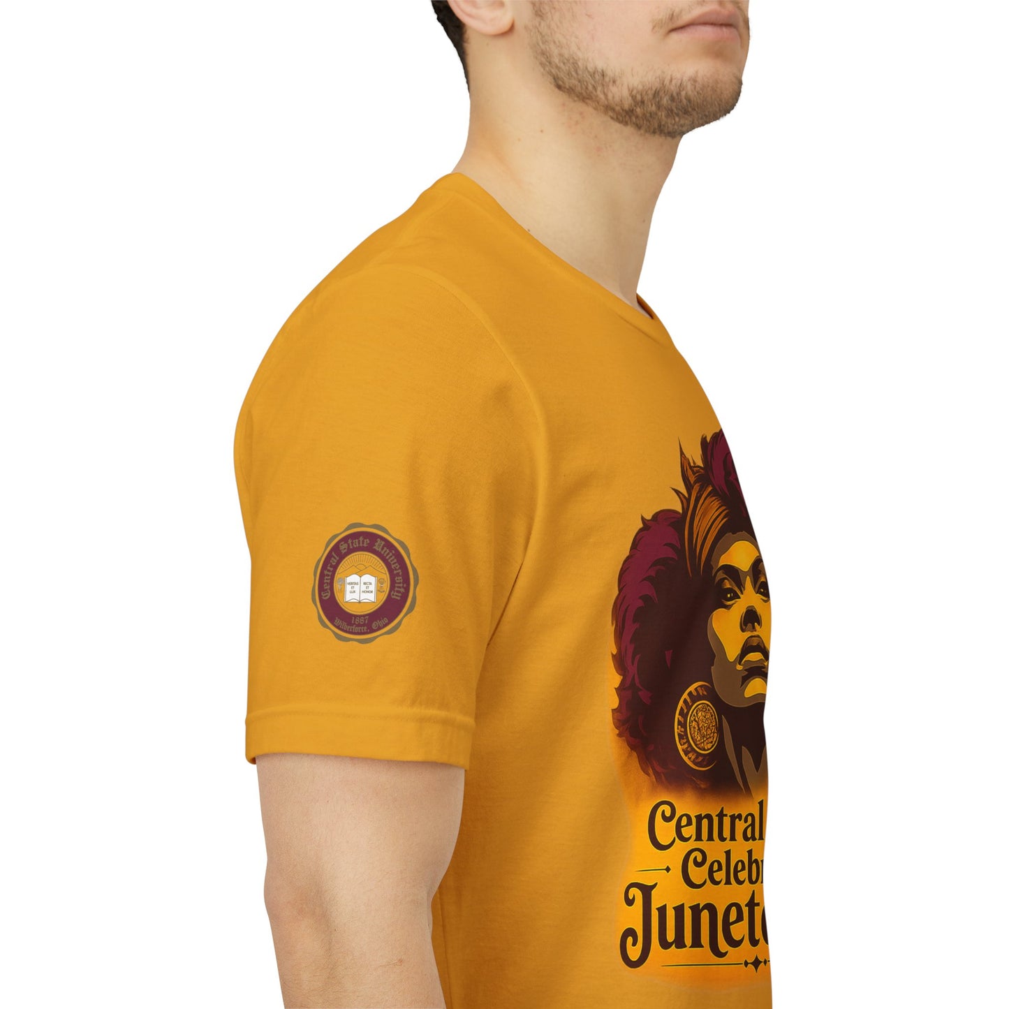Juneteenth Celebration T-Shirt — "Central State Celebrates Juneteenth" Retro Afro Pride Tee