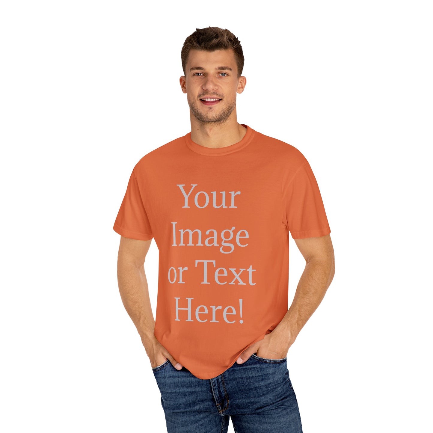Garment-Dyed T-Shirt, Casual Everyday Wear, Customizable Stylish Tee, Perfect for Gifts, Ideal for Holidays & Celebrations, Unique [...]