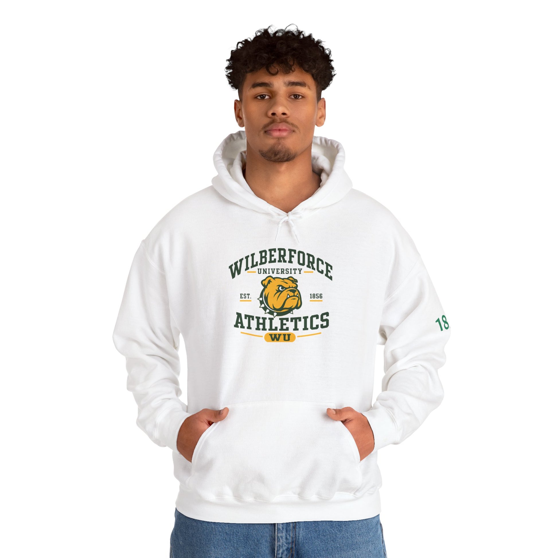 Wilberforce University Athletics Hoodie – Vintage Mascot College Sports Sweatshirt Printify