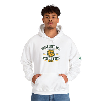 Wilberforce University Athletics Hoodie – Vintage Mascot College Sports Sweatshirt Printify