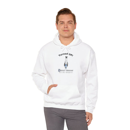 Turned UP! Detroit Takeover Hooded Sweatshirt for Comfort & Style