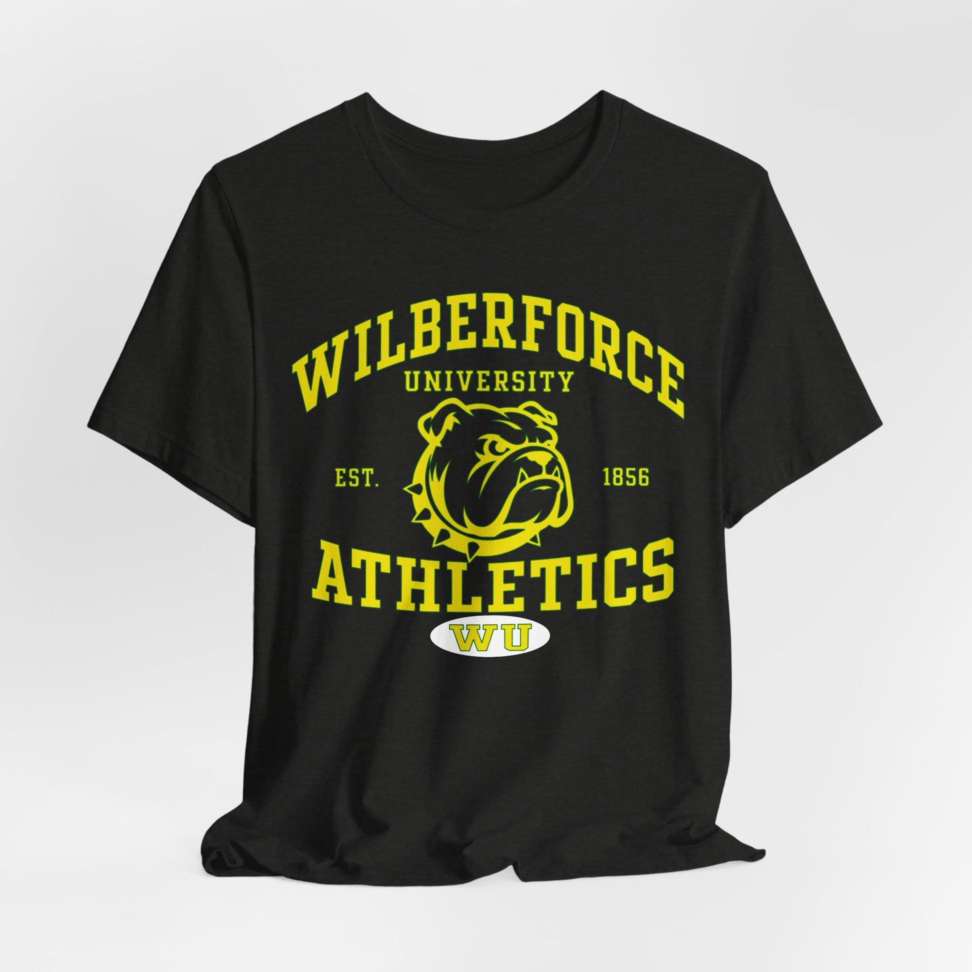 Wilberforce University Athletics T-Shirt — Bulldogs Logo College Tee Printify