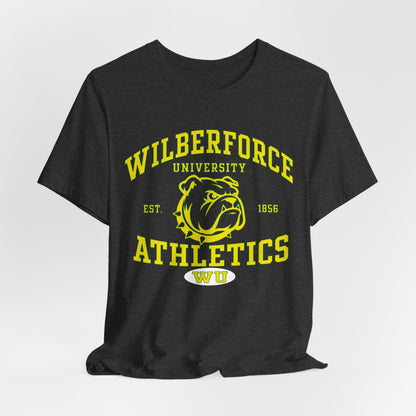 Wilberforce University Athletics T-Shirt — Bulldogs Logo College Tee Printify